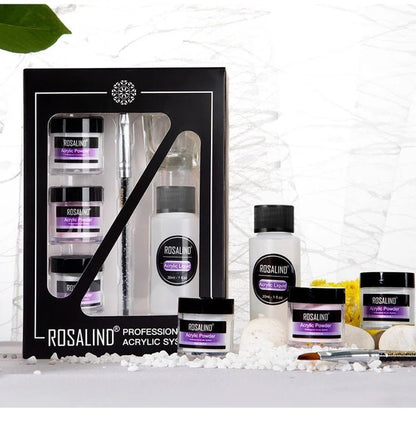 Nail Powder Acrylic System Kit Professional Nail Art Tool Set